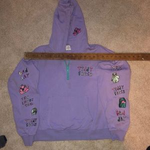 Heavy cotton 100%. Hello fresh lavender hooded sweatshirt.